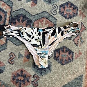 O'Neill Black and White Bikini Bottom